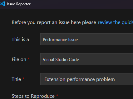 Optimizing Performance in Visual Studio&nbsp;Code
