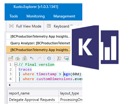 Do you want to analyze Business Central telemetry with Kusto.Explorer?